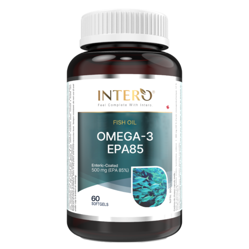 an image of a product called "Omega-3 EPA 85 Enteric-Coated"